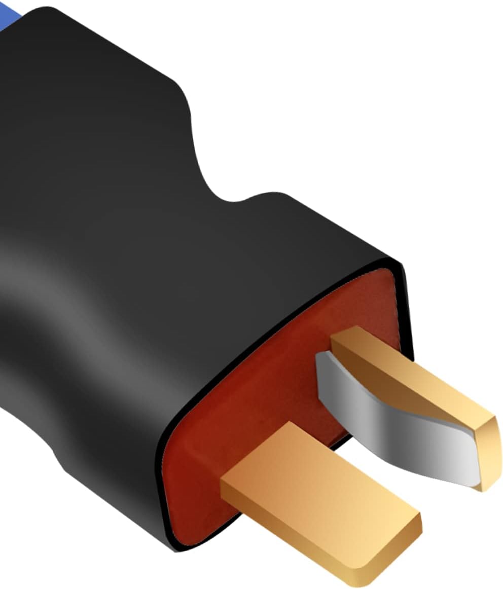 T Male Plug to EC3 Female Connector Plug Adapter